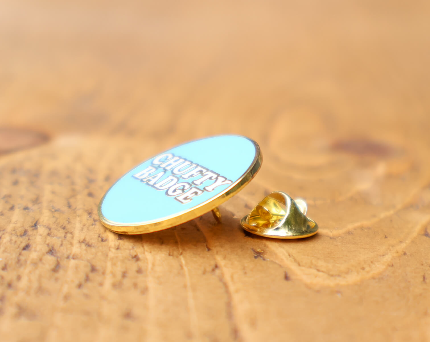Chufty Badge Enamel Pin • The Manchester Shop