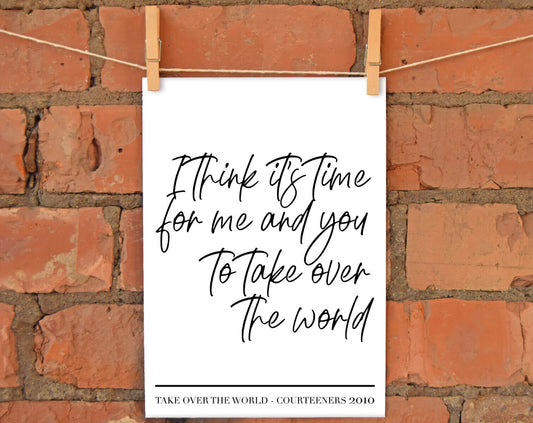 Courteeners Print | The Manchester Shop