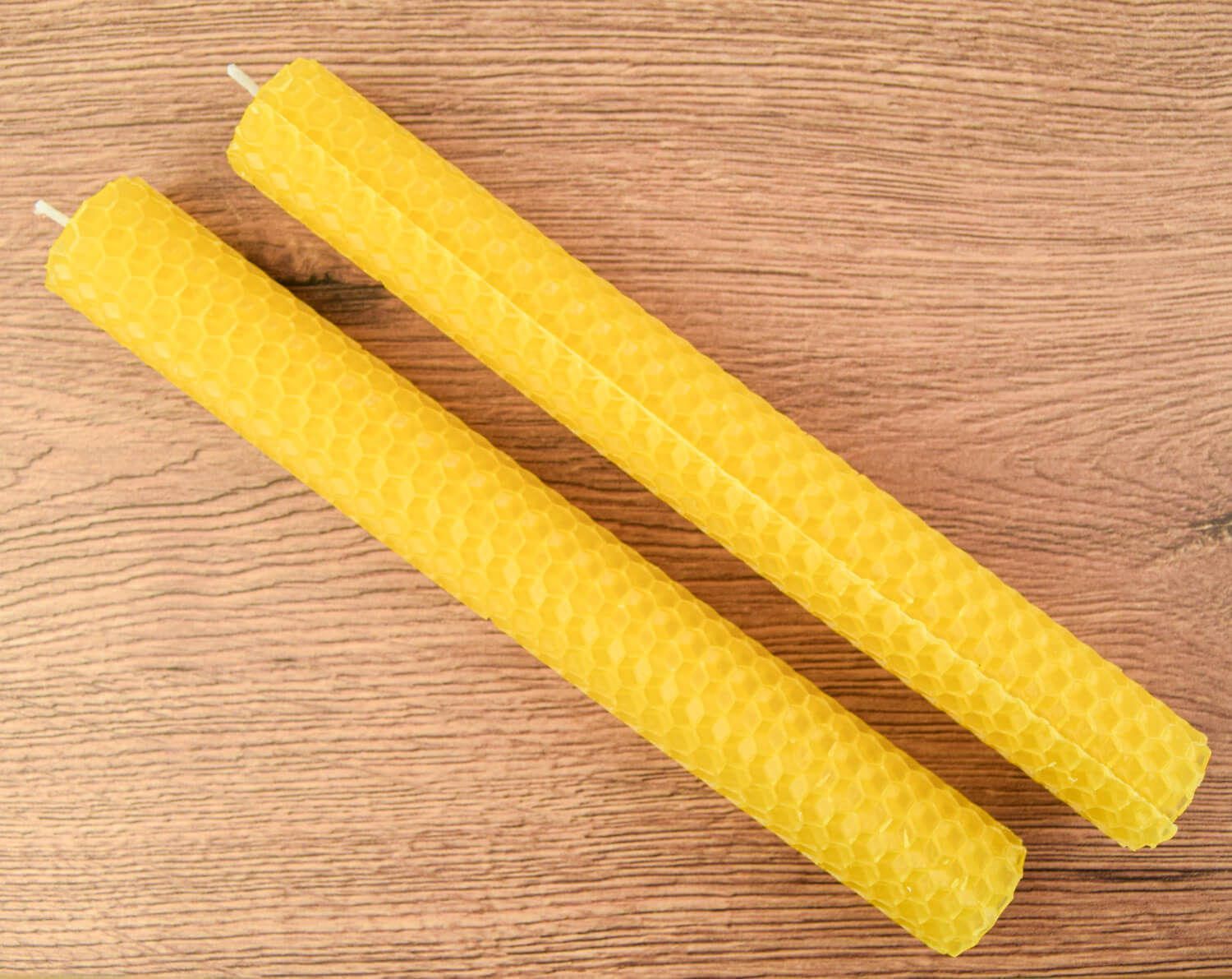 Pack Of 2 Beeswax Candles | The Manchester Shop