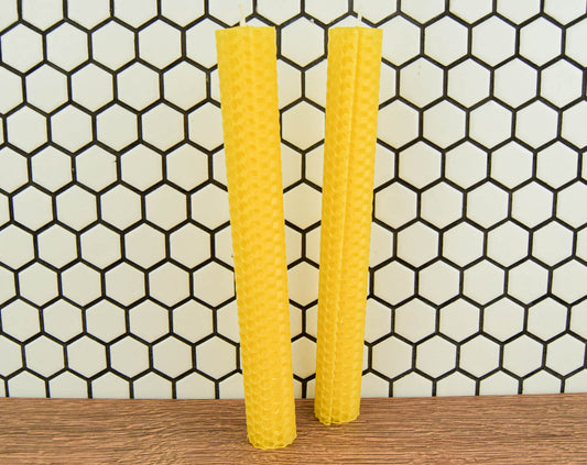 Pack Of 2 Beeswax Candles | The Manchester Shop