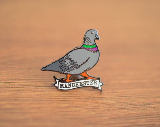 Pigeon Enamel Pin | The Manchester Shop