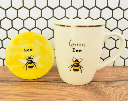 Queen Bee Mug & Coaster Set | The Manchester Shop