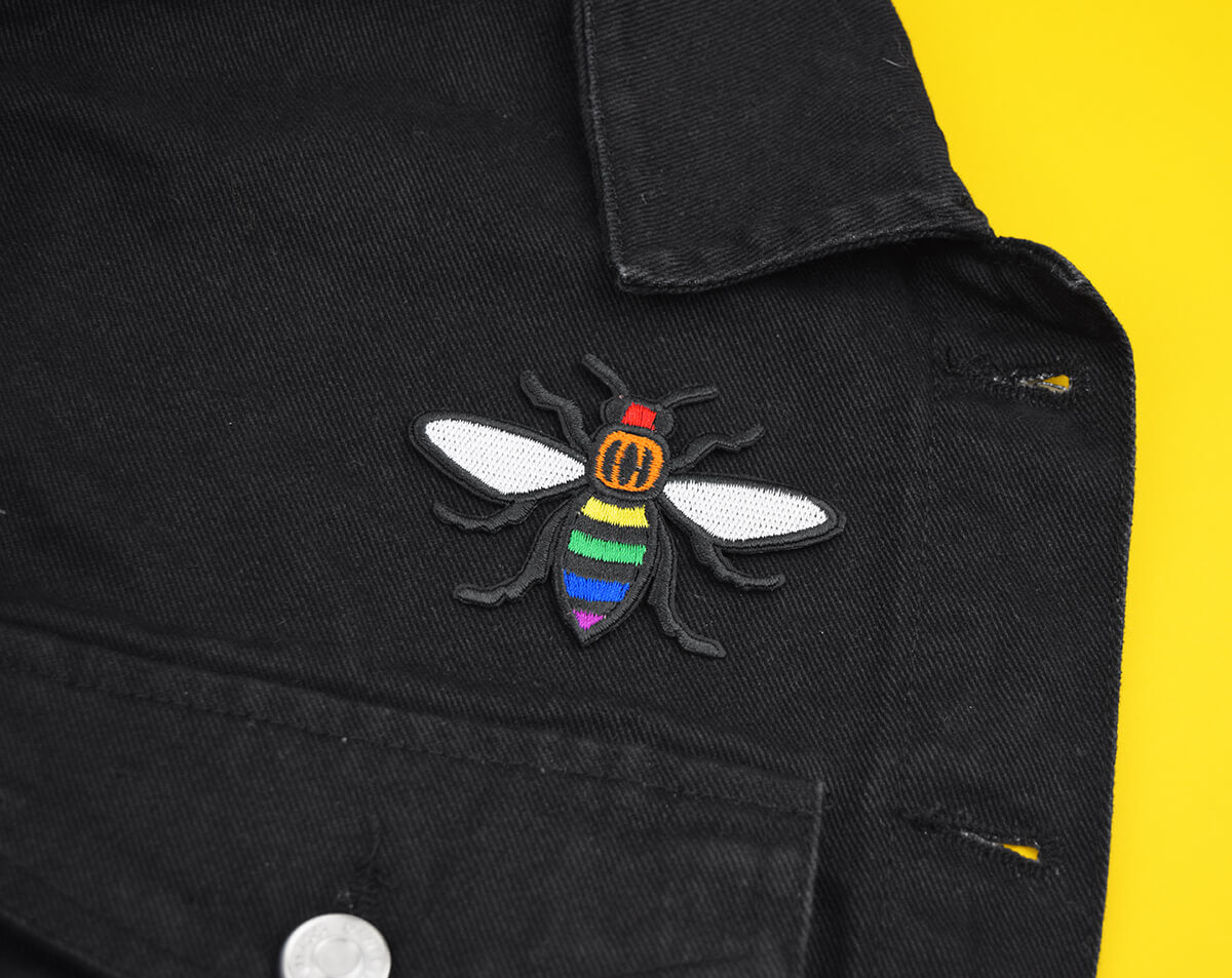 Rainbow Manchester Bee Patch