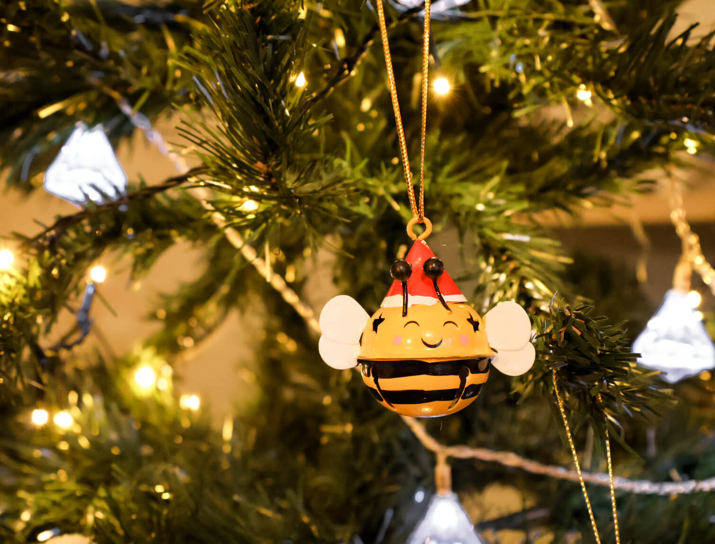 Christmas Bee Bell Decoration