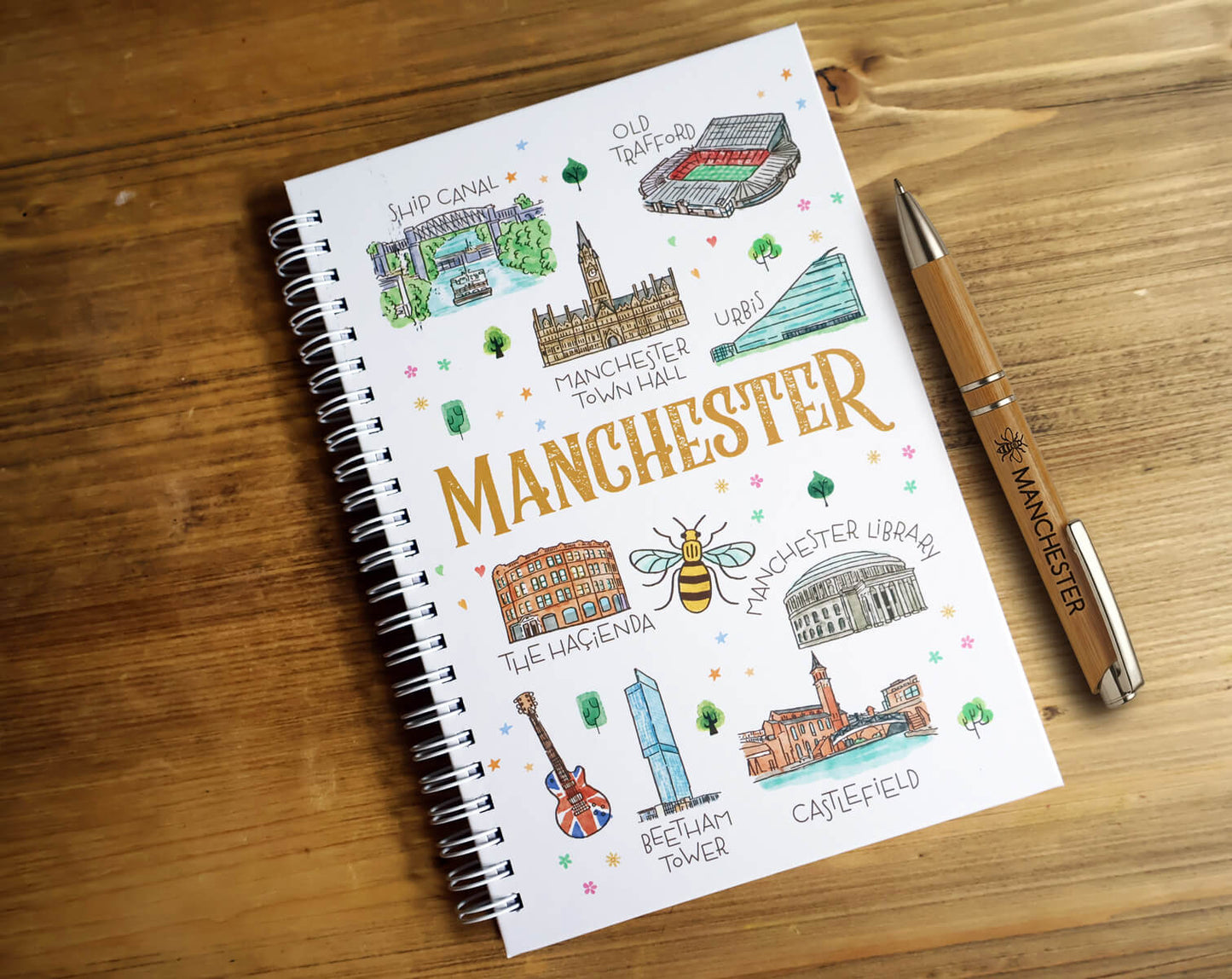 Manchester Watercolour Landmarks Notebook • The Manchester Shop