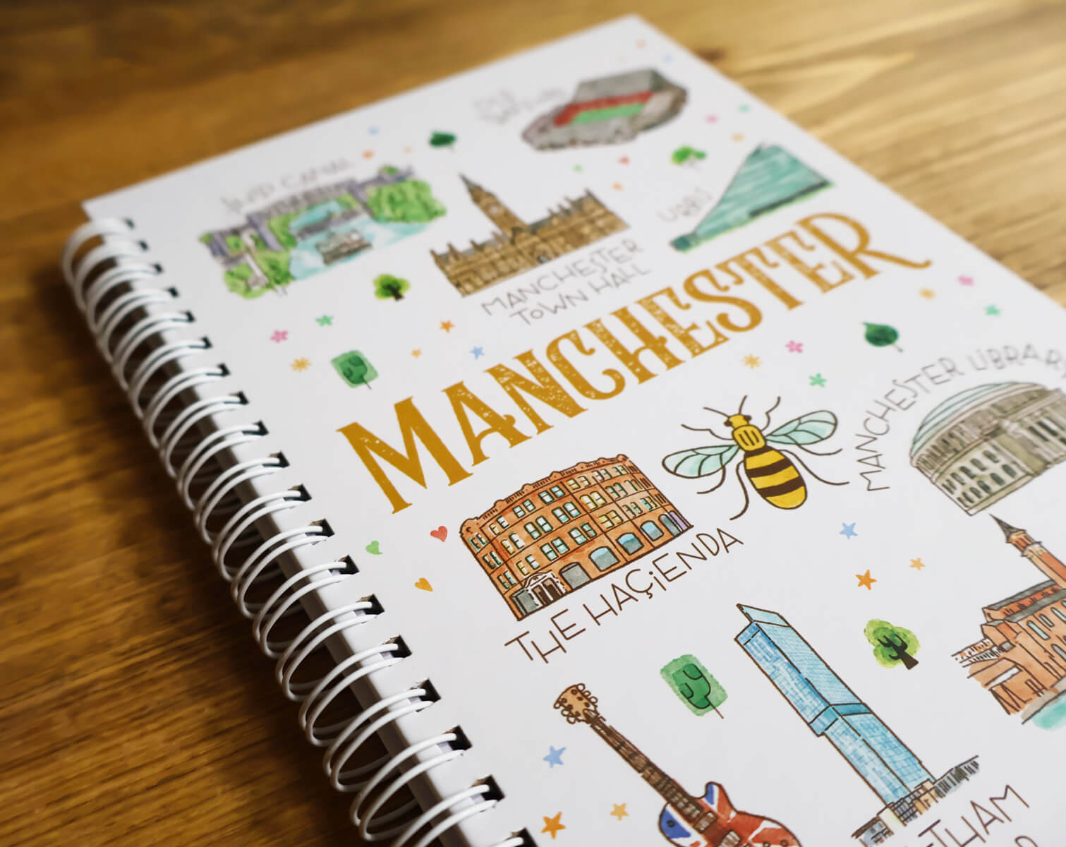 Manchester Watercolour Landmarks Notebook • The Manchester Shop