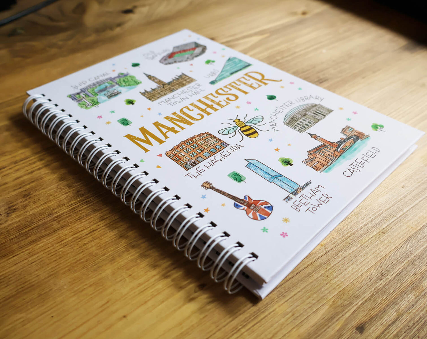 Manchester Watercolour Landmarks Notebook • The Manchester Shop