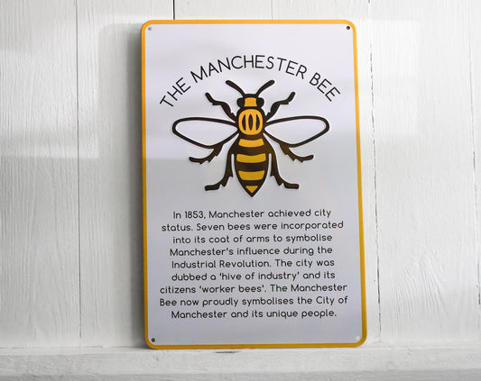 The History of the Manchester Bee Metal Plate • The Manchester Shop