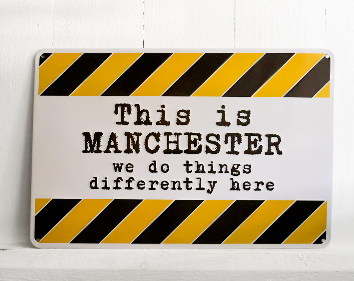 This Is Manchester Metal Plate • The Manchester Shop
