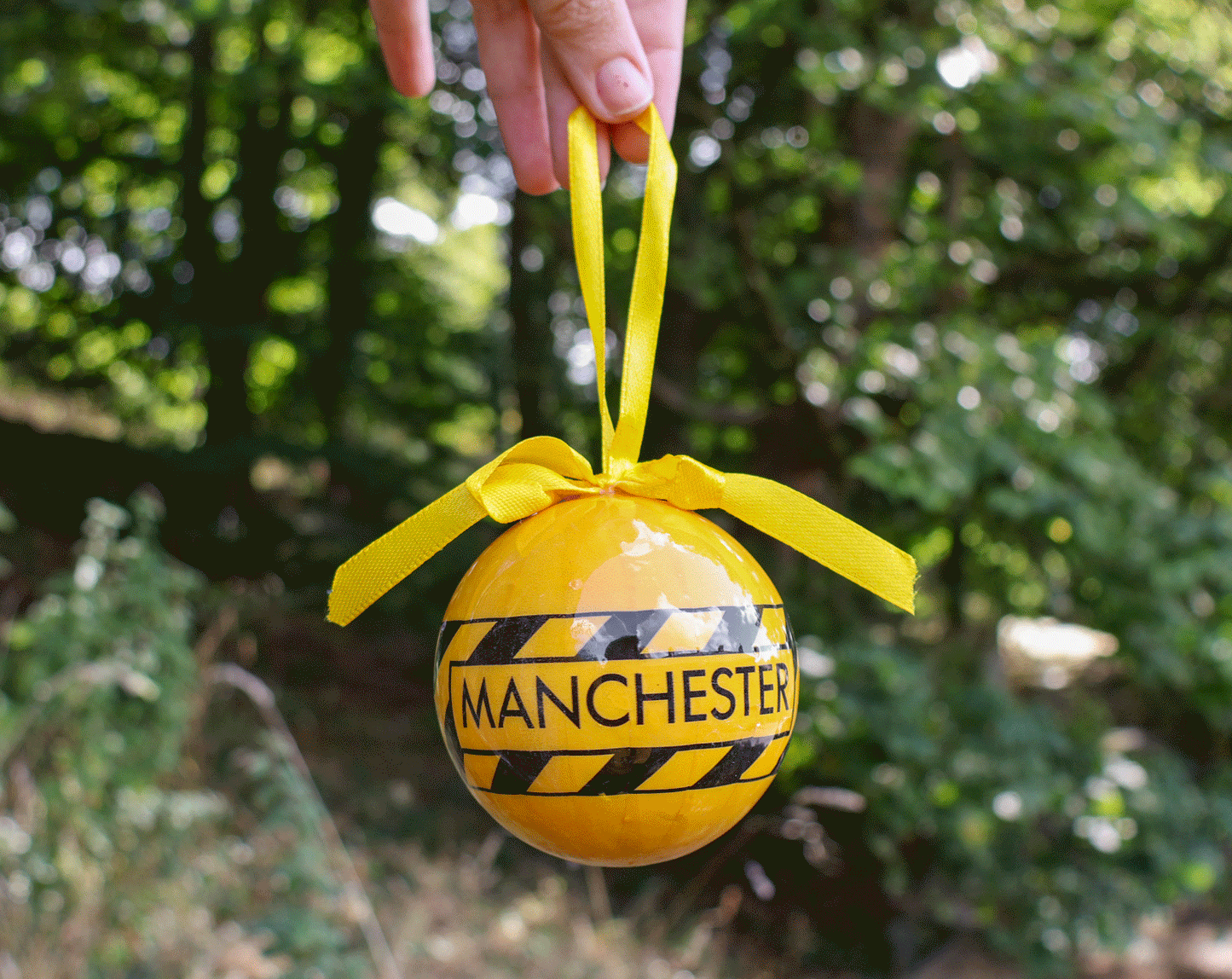 Manchester Stripe Paper Bauble