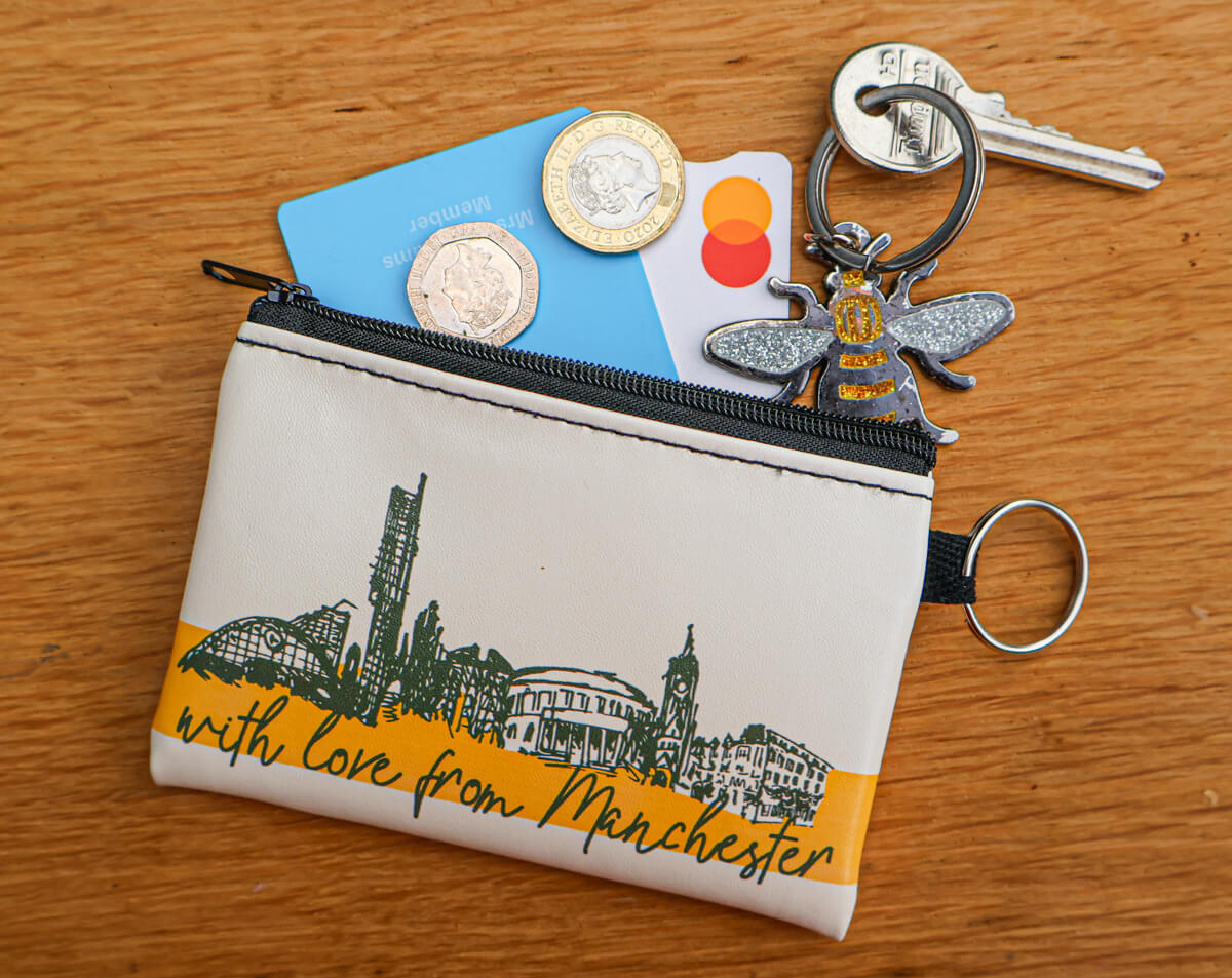 Manchester Landmarks Coin Purse • The Manchester Shop
