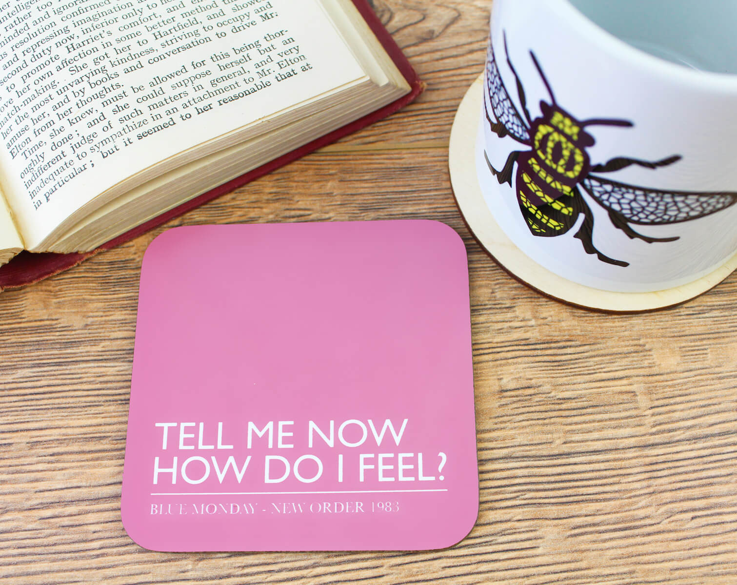 Tell Me How Do I Feel Coaster (Staff) - The Manchester Shop