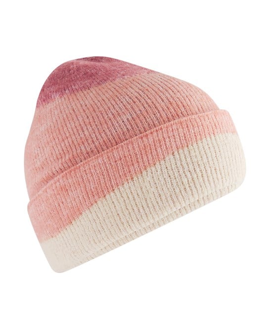 Pink Cuff Wave Beanie with Manchester Bee Tag • The Manchester Shop