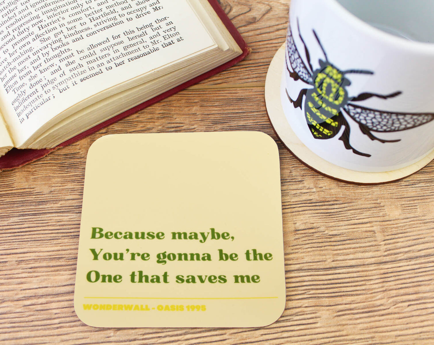 Because Maybe You're Gonna Be The One That Saves Me Coaster | The Manchester Shop