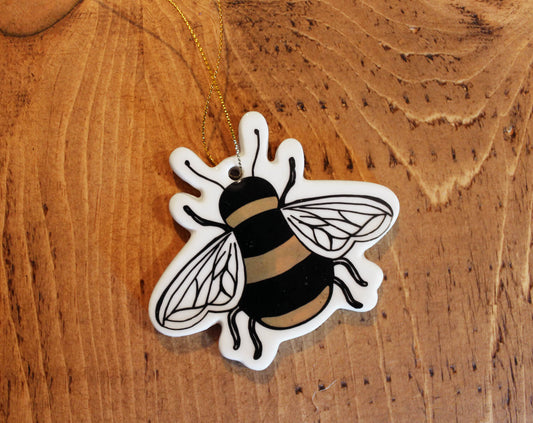 Ceramic Bee Ornament