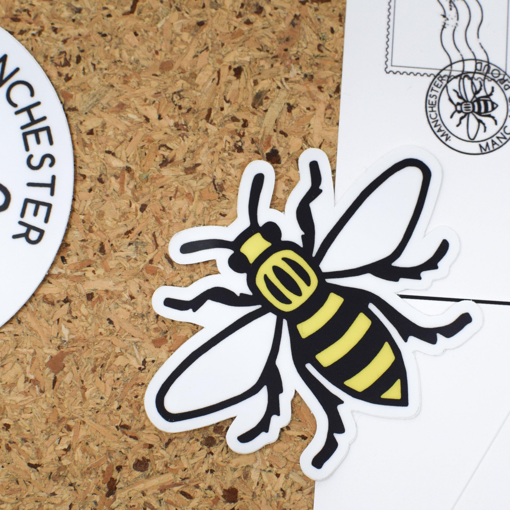 Manchester Bee Sticker - The Manchester Shop