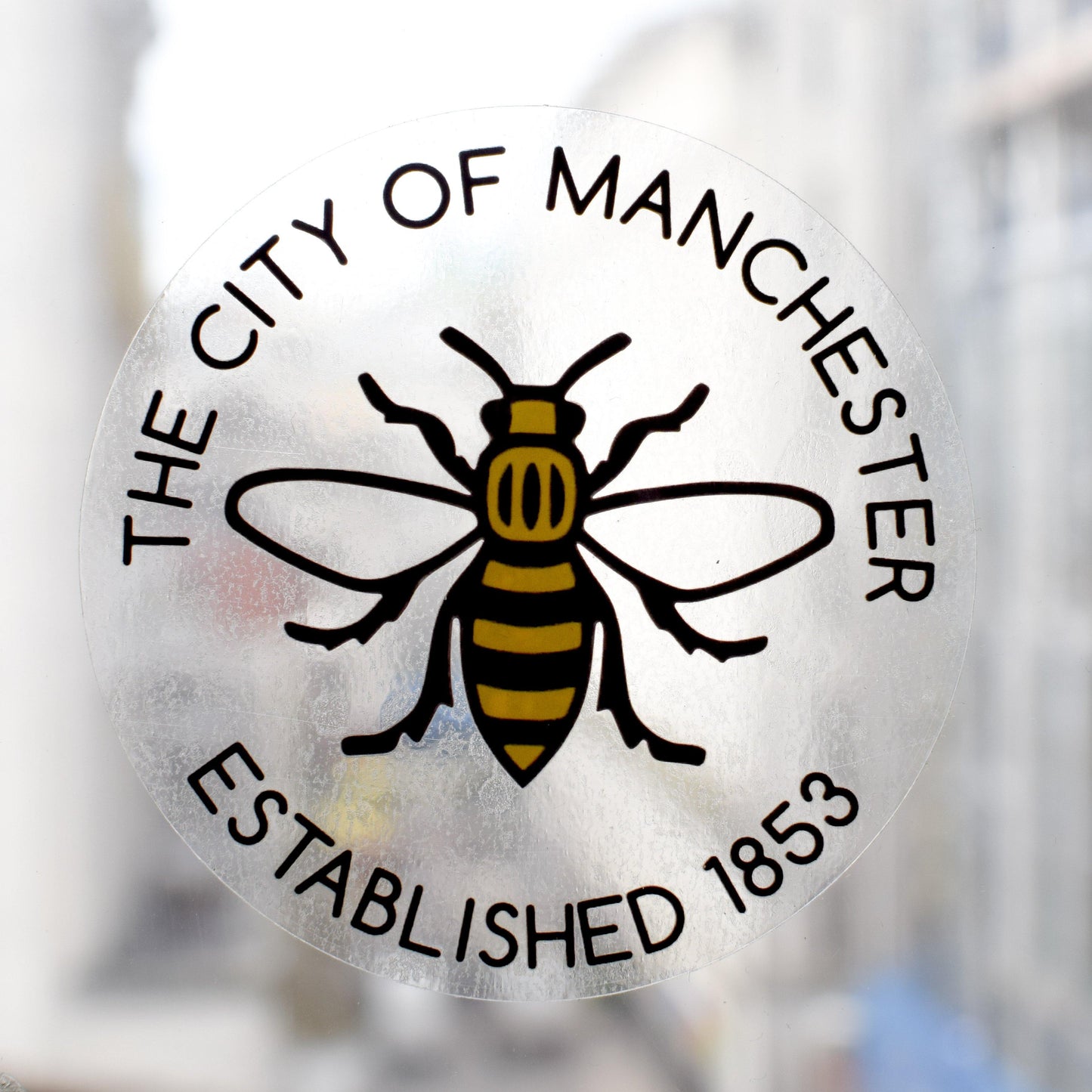Manchester Established 1853 Window Sticker - The Manchester Shop