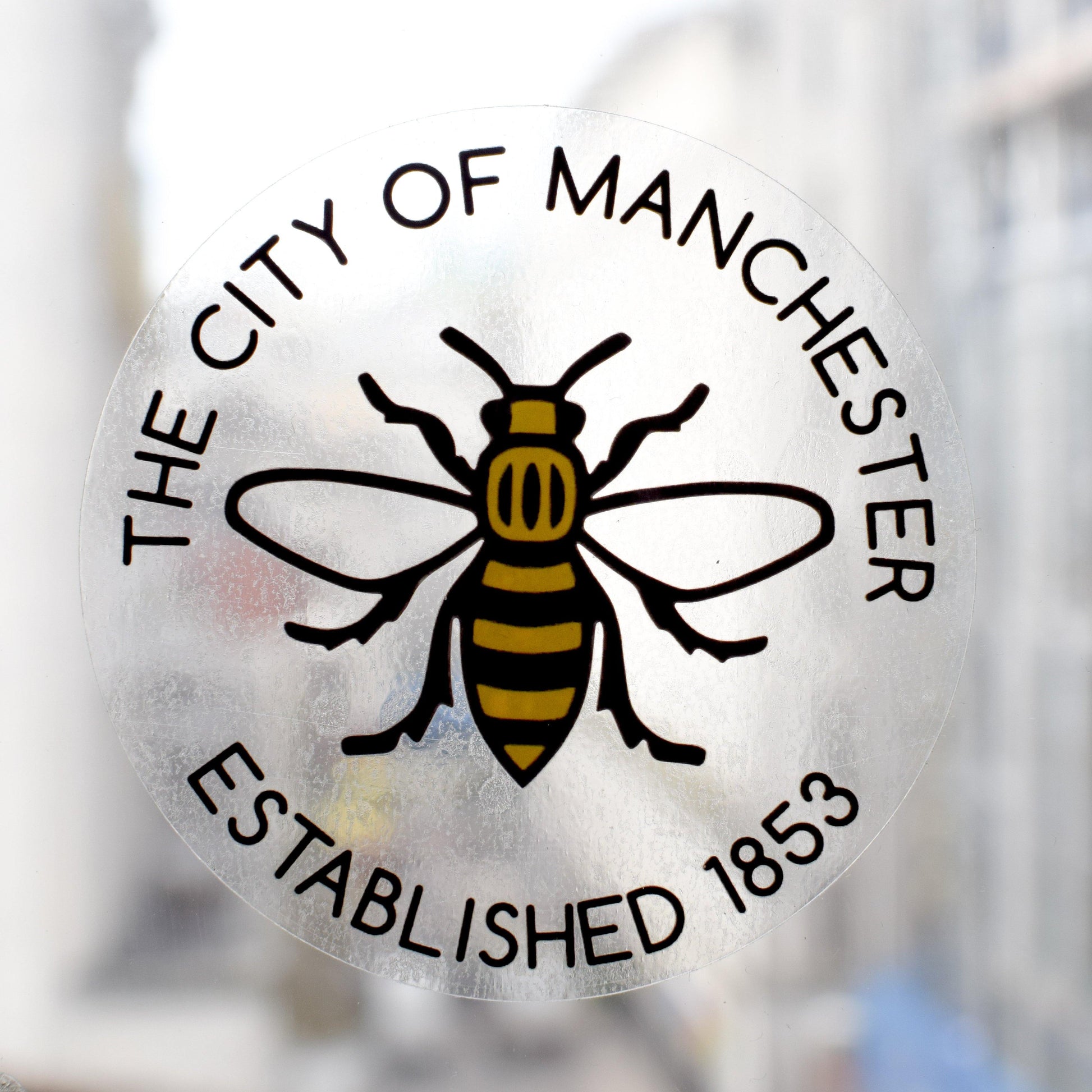 Manchester Established 1853 Window Sticker - The Manchester Shop