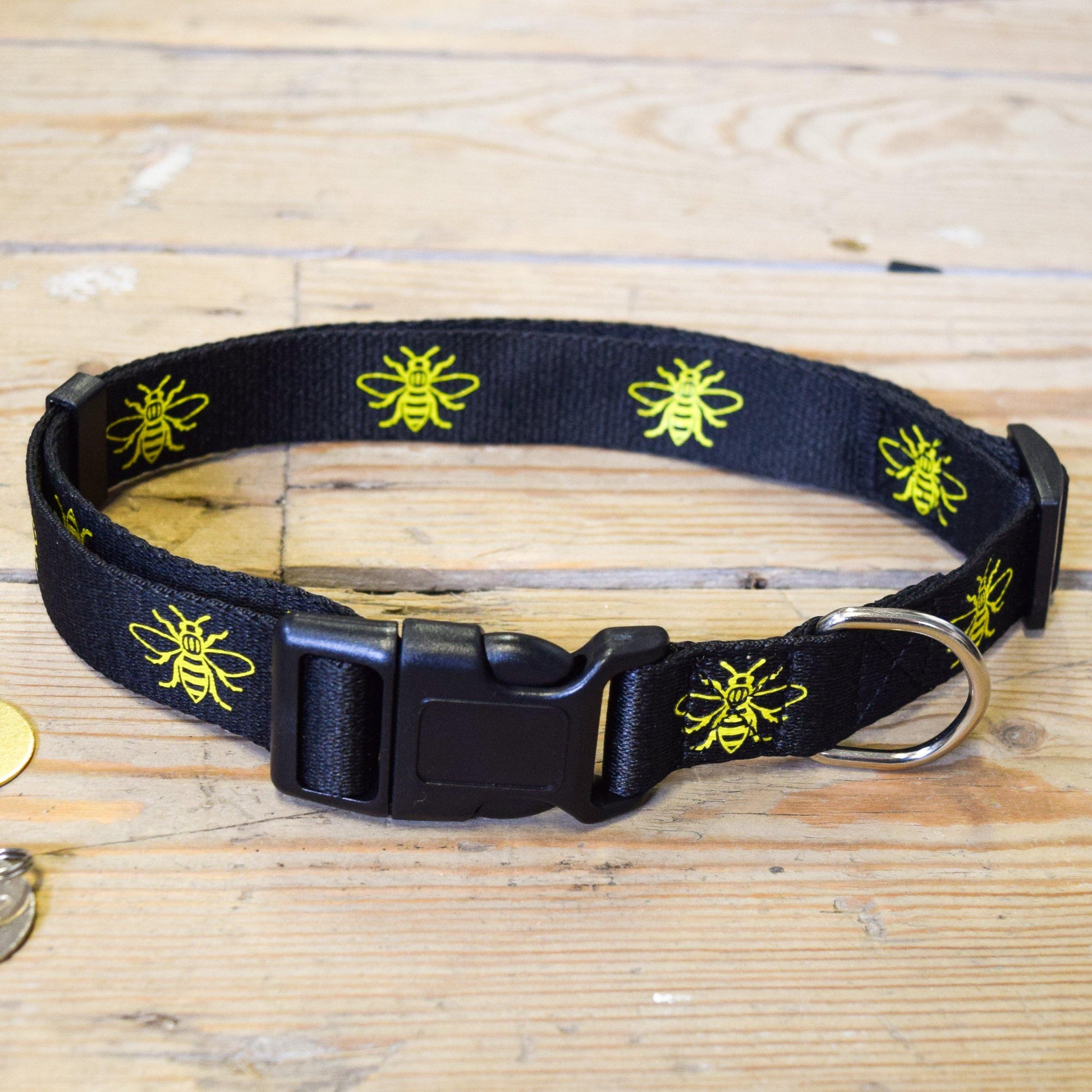 Manchester Bee Dog Collar - The Manchester Shop