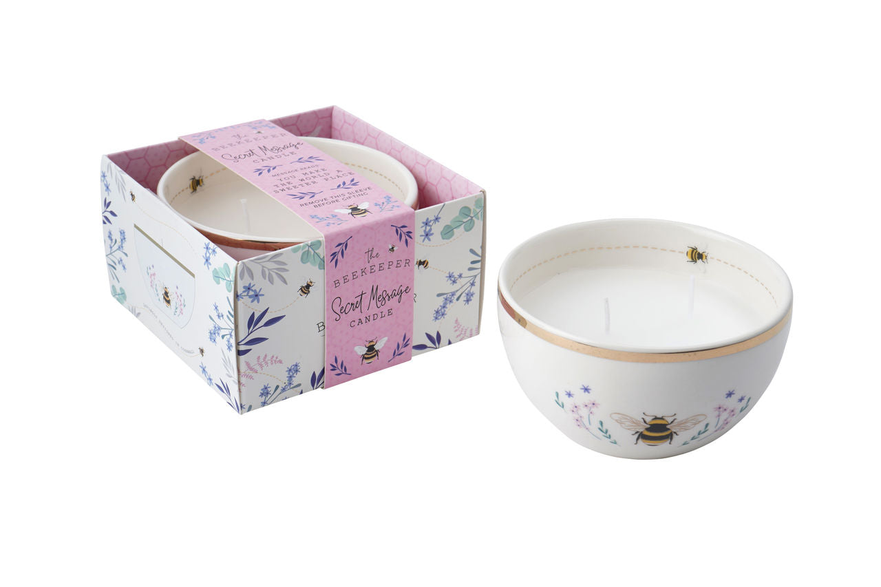 You Make the World a Sweeter Place Secret Message Candle | The Manchester Shop