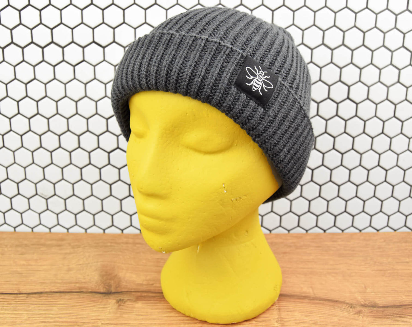 Grey Harbour Bee Beanie | The Manchester Shop