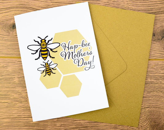 Hap-bee Mother's Day Card