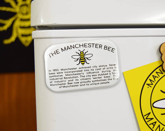 Manchester Bee History Magnet | The Manchester Shop