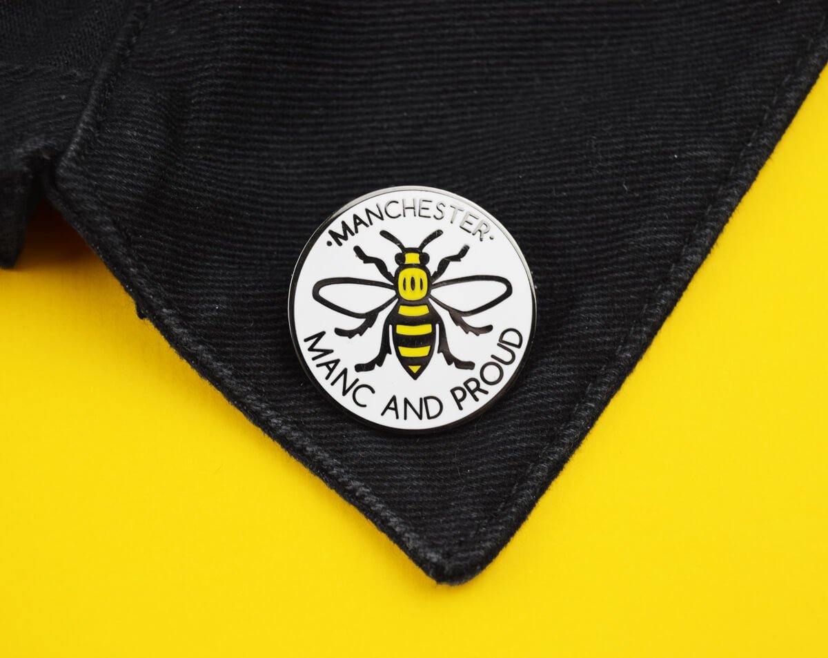 Manc & Proud Logo Pin - The Manchester Shop