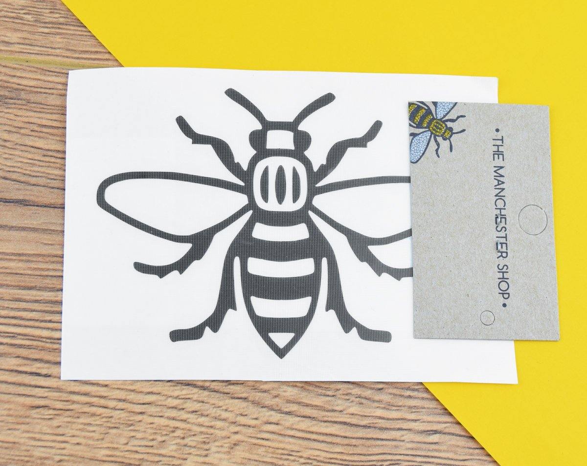 Manchester Bee Bumper Sticker - The Manchester Shop