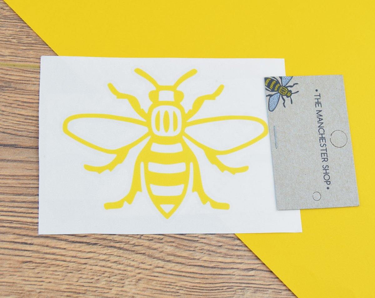 Manchester Bee Bumper Sticker - The Manchester Shop