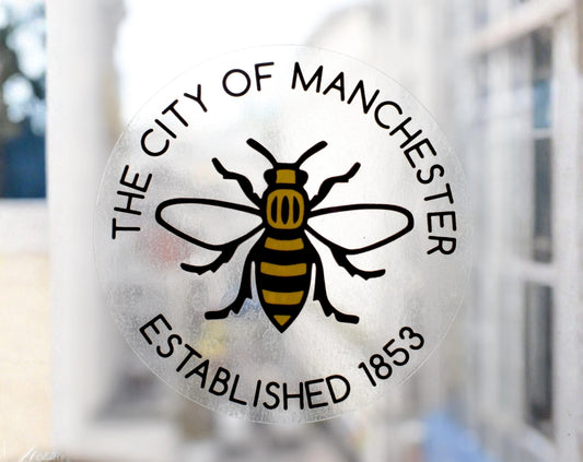 Manchester Established 1853 Window Sticker - The Manchester Shop