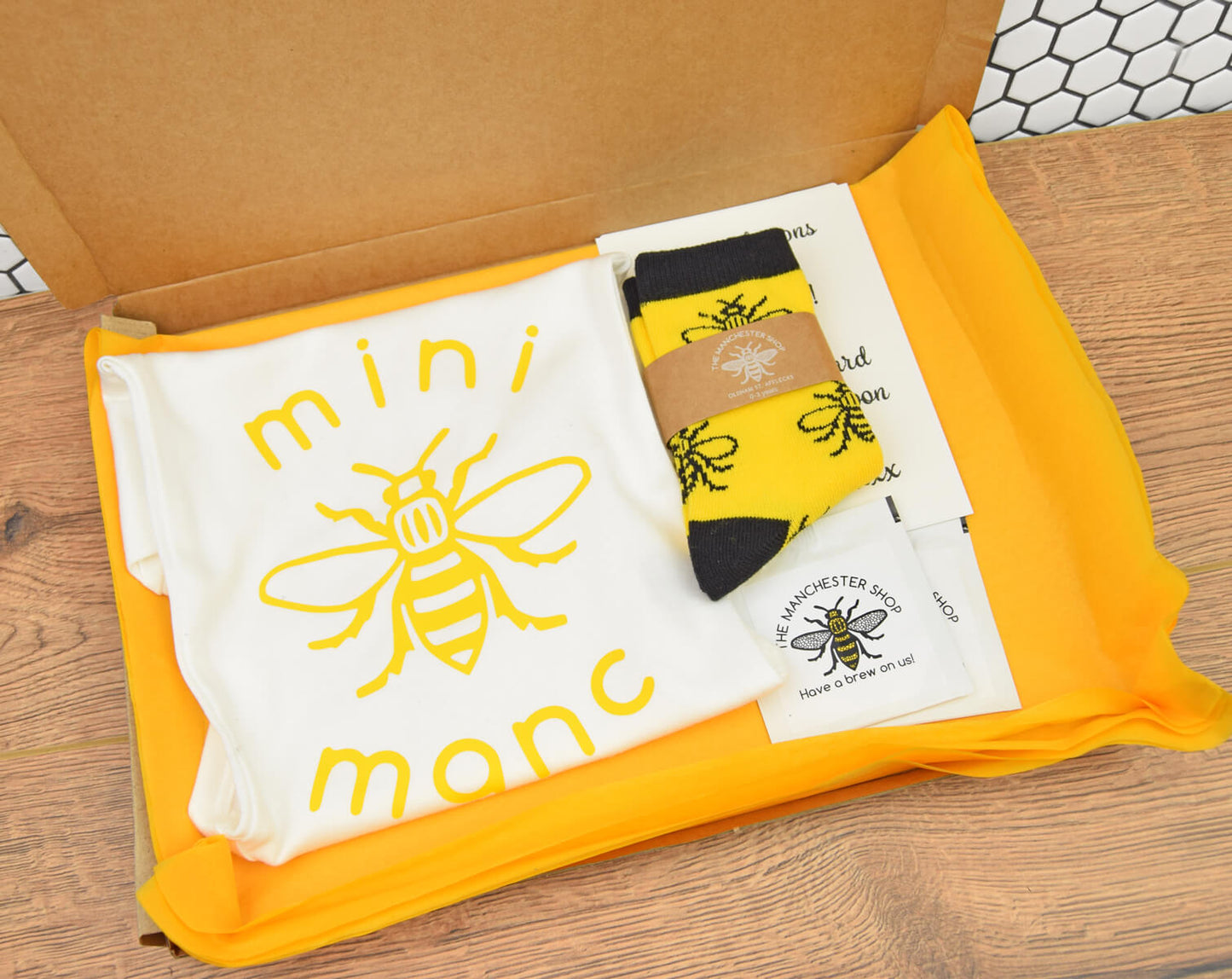 Mini-Manc Baby Grow Letterbox Gift Box