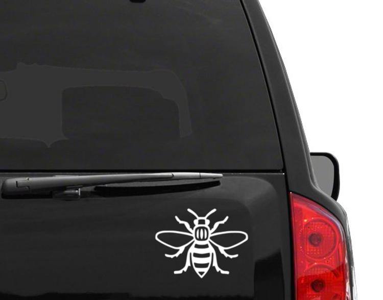 Manchester Bee Bumper Sticker - The Manchester Shop