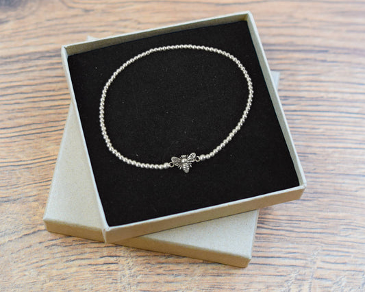 Small Bee Sterling Silver Bracelet | The Manchester Shop