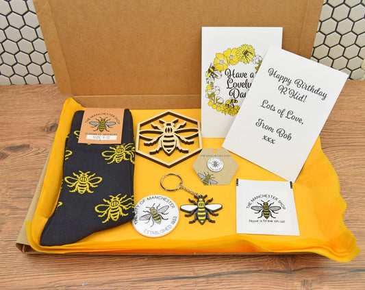 Bee Sock Letterbox Gift Box