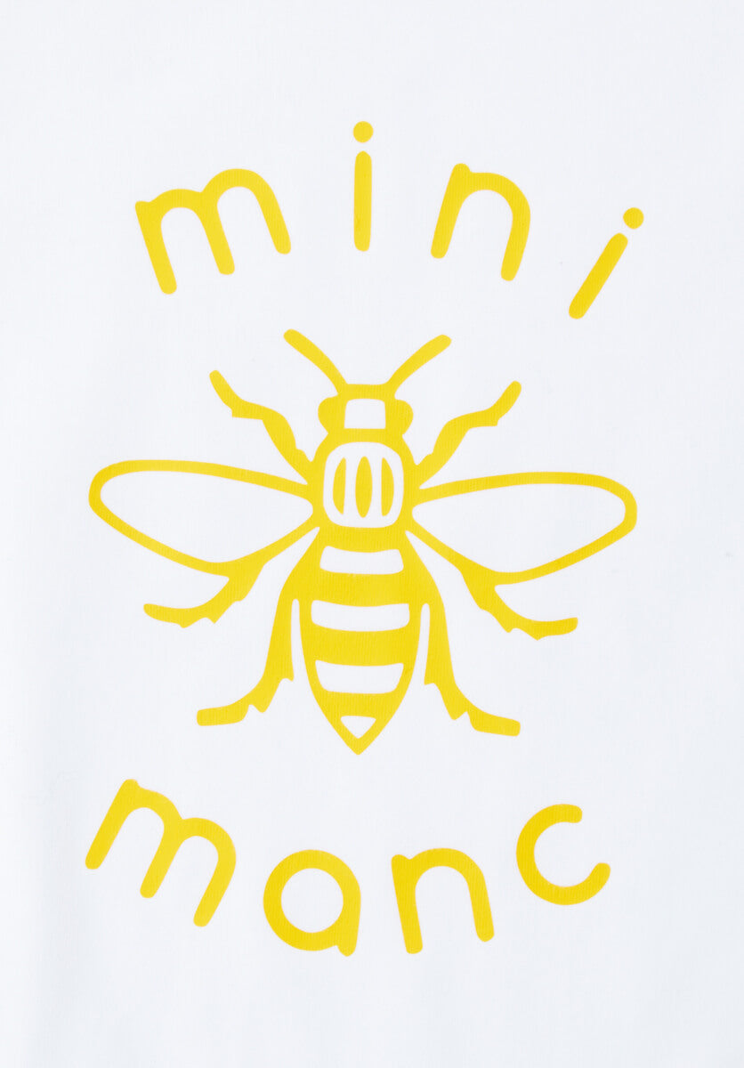 Yellow Mini-Manc Baby Grow - The Manchester Shop