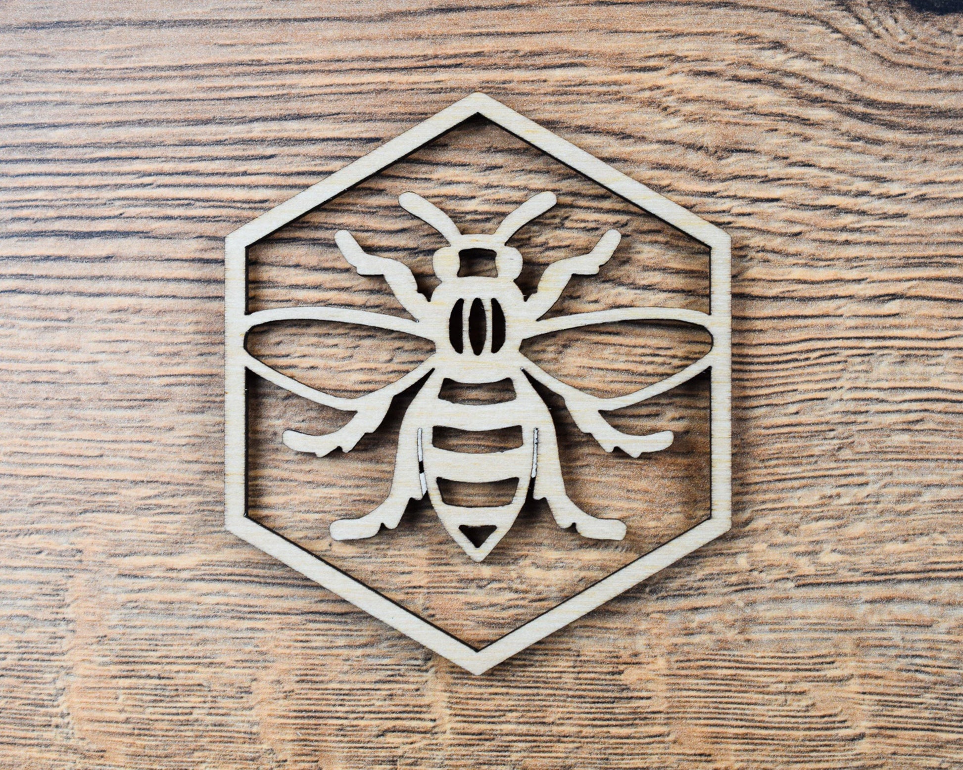Wooden Worker Bee Coaster - The Manchester Shop
