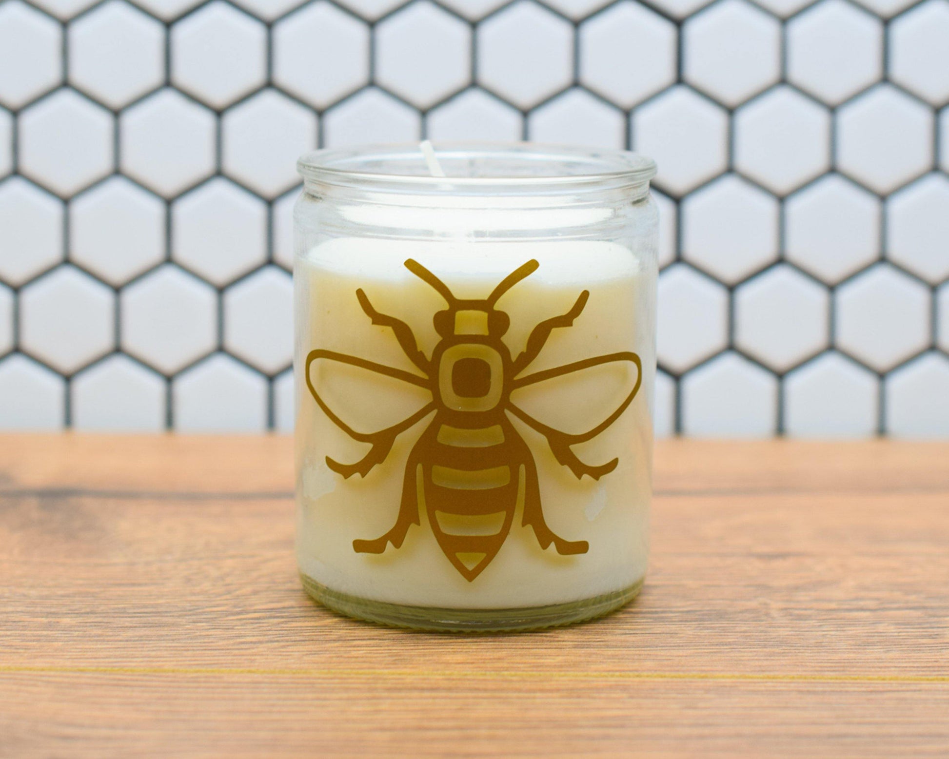 Manchester Bee Candle In Gift Bag - The Manchester Shop